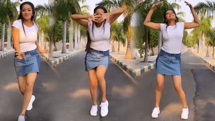 Monalisa शूट के बाद जमकर नाची तो वीडियो हुआ वायरल: Watch video | FilmiBeat