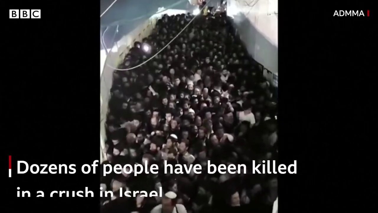 Dozens killed in crush at religious festival in Israel - BBC News