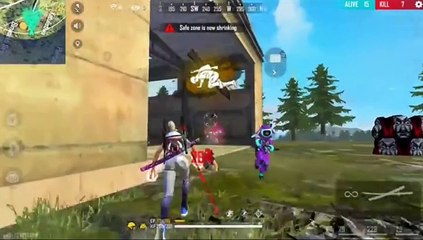 #short​  free fire highlight  1 vs 4 custom one tap headshot gameplay by danger kx