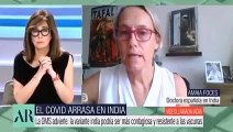 Una doctora española denuncia que en India están enfermando los vacunados