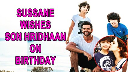 Sussane Khan wishes son Hridhaan on 13th birthday, calls him a true artist