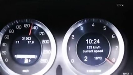 Sadece 2 buçuk dakikada çeyrek depo yakıt tüketti!