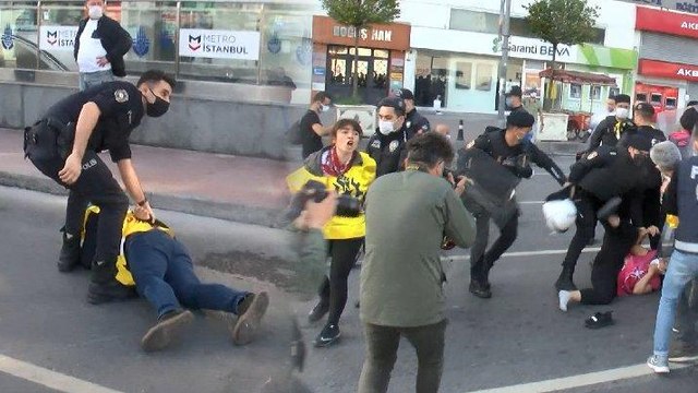 Taksim’e yürümek isteyen gruplar gözaltına alındı