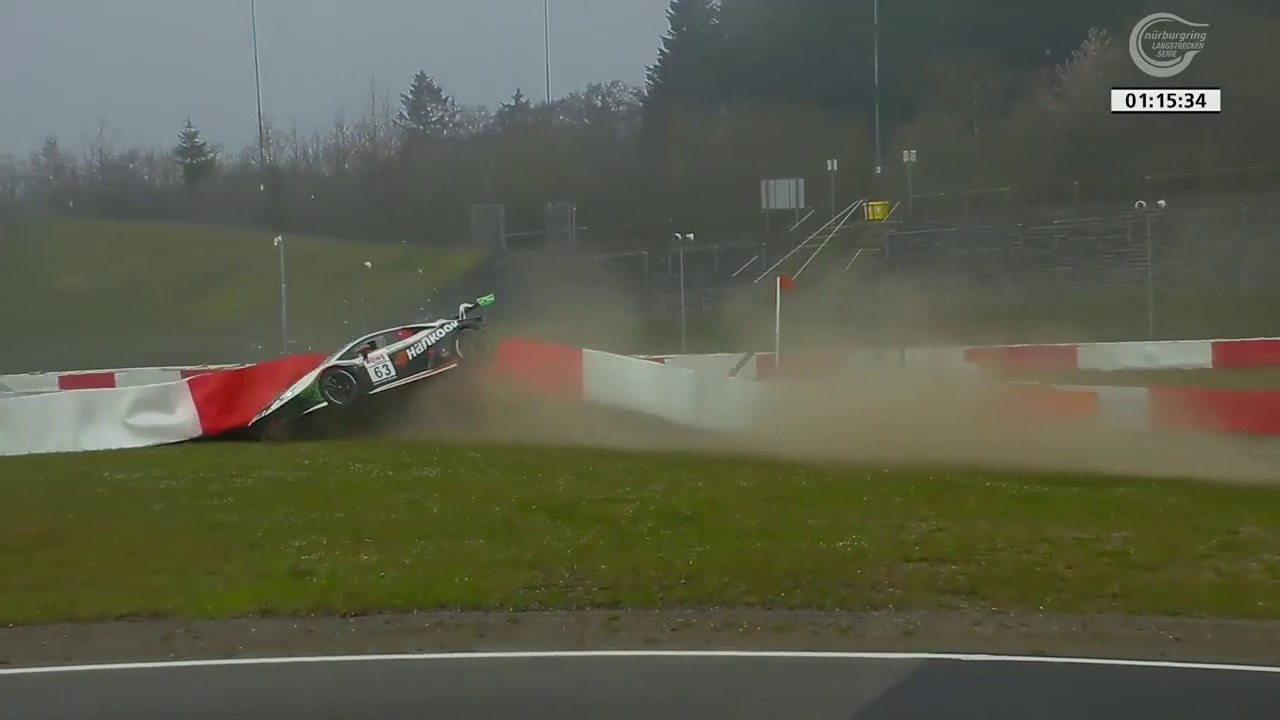 Nurburgring Endurance Series 2021 Race 3 Qualy Perera Big Crash Brake Failure