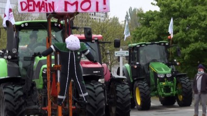 Tractor protest in Strasbourg over new EU agriculture proposals