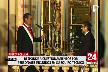 Fuerza Popular responde a cuestionamientos por personajes incluidos en su equipo técnico