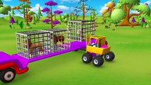 Animal Toy Cars Race | Funny Animals Videos | Animals Cartoons | Animals Racing Videos