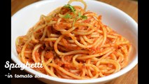 Spaghetti In Tomato Sauce | Spaghetti Recipe | Red Sauce Spaghetti Pasta