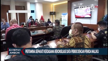 Pertamina Dan Pemda Maluku Mou Rekonsiliasi Data PBBKB