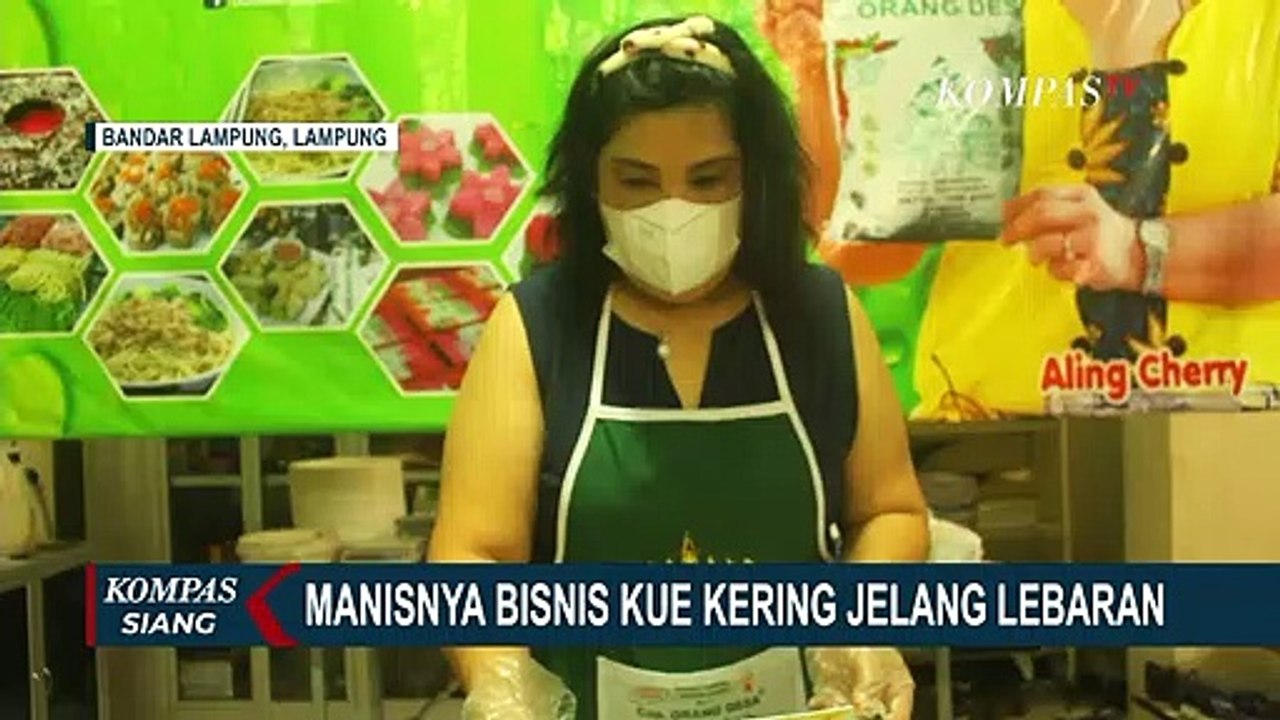 Jelang Lebaran, Usaha Bisnis Kue Kering Ini Terima Pesanan hingga 1.800 Toples Setiap Hari