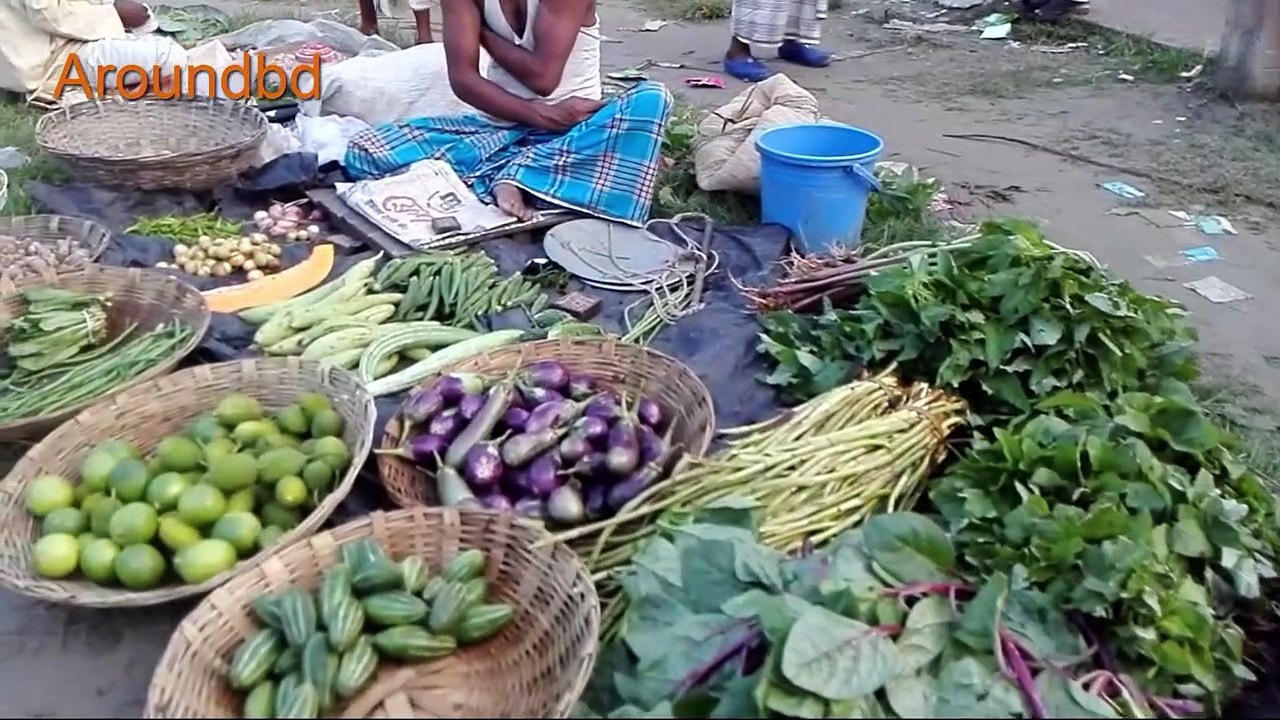 village vegetables market in rural area Amazing village Vegetables Market Most Crowding Village