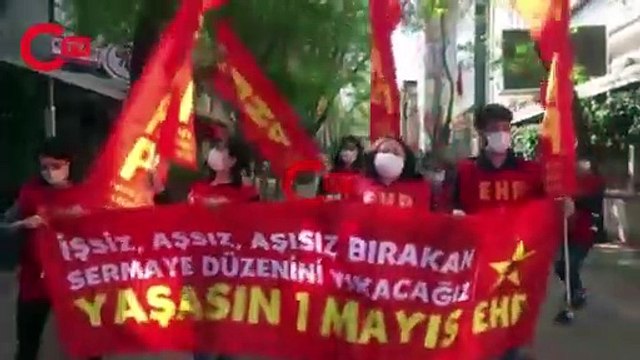 ANKARA'DA 1 MAYIS EYLEMİNE MÜDAHALE