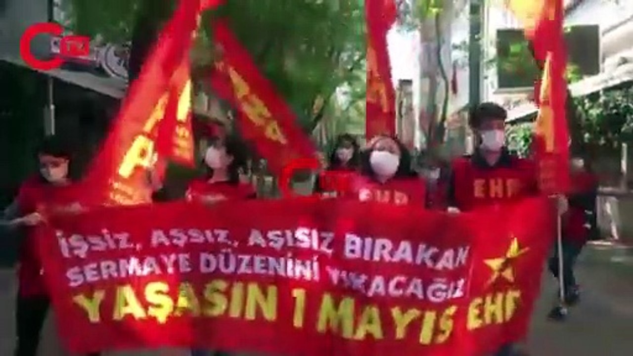 ANKARA'DA 1 MAYIS EYLEMİNE MÜDAHALE