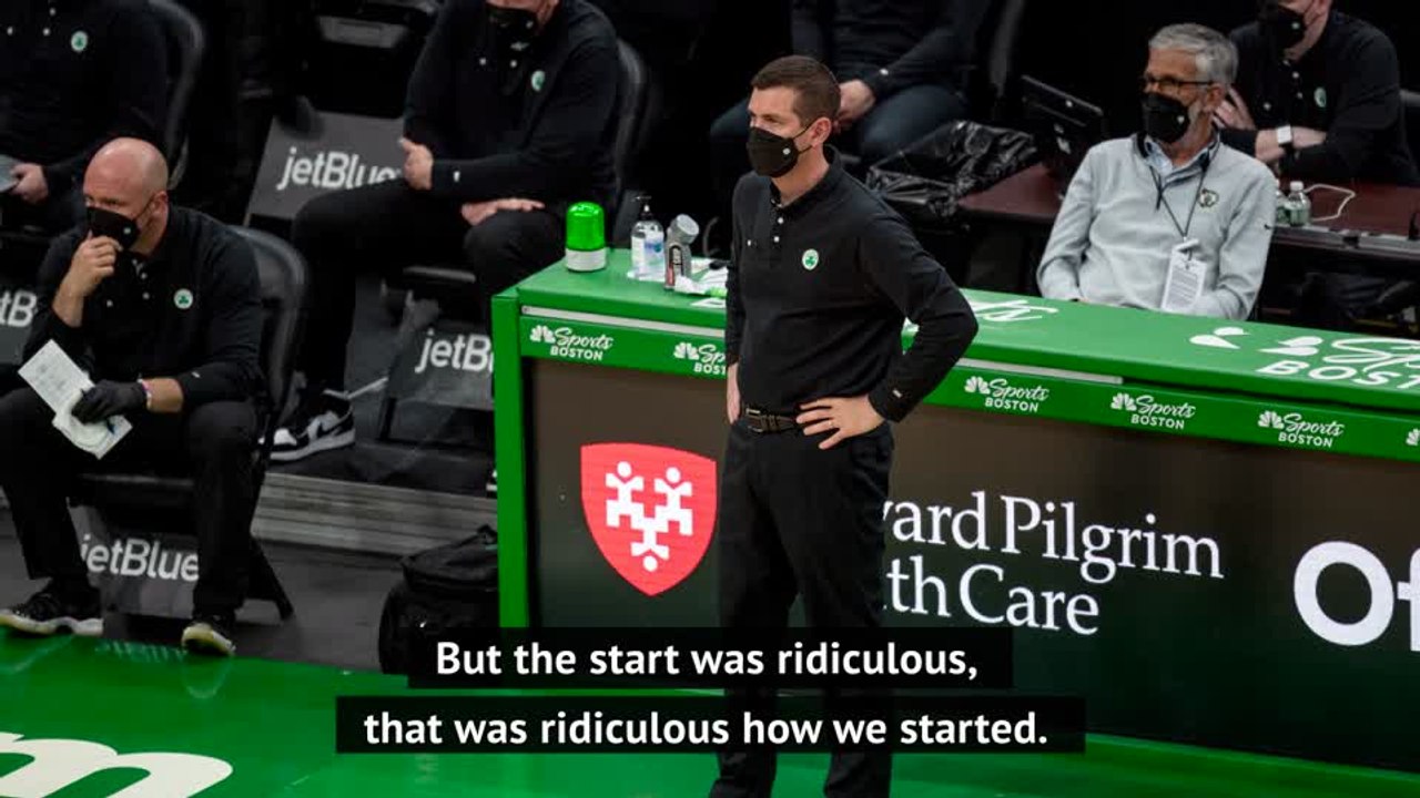 'My daughter left at half-time' - Stevens on Celtics' comeback