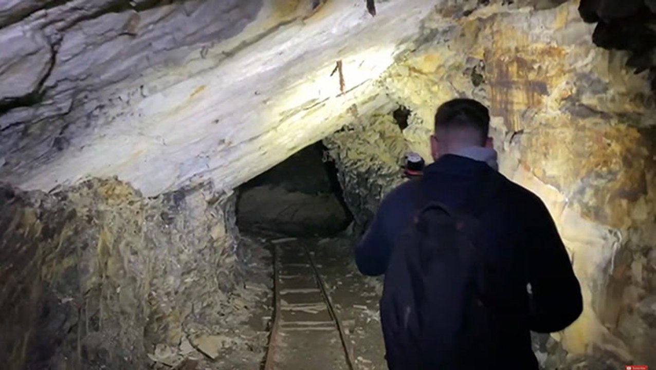 Exploring An Abandoned Slate Mine