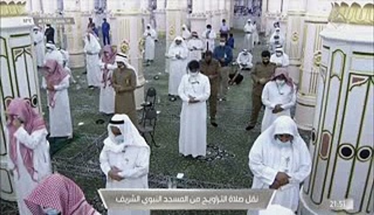 صلاة التراويح , 15 رمضان 1442هـ , المسجد النبوي, صلاح البدير  )