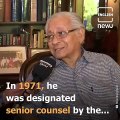 India Loses One Of Its Finest Legal Minds-Soli Sorabjee