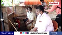 To Keep Covid at bay Cops turn to Steam at Barke police Station in Mangalore