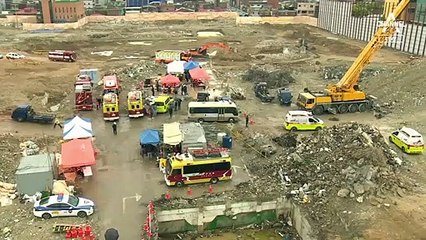 장위동 철거 현장서 매몰된 근로자, 25시간 만에 발견