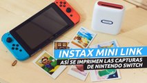 Instax Mini Link para Nintendo Switch - así es el proceso de impresión