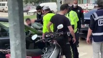Polisin 'Dur' ihtarına uymayan sürücü gözaltına alındı