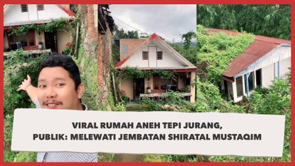 Viral Rumah Aneh Tepi Jurang, Publik: Melewati Jembatan Shiratal Mustaqim