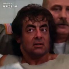 Mr bean as Rambo