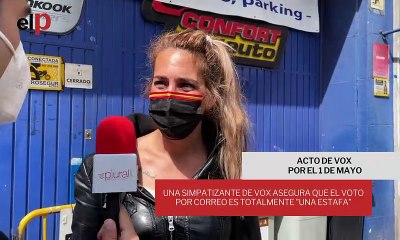 Una simpatizante de Vox asegura que el voto por correo es totalmente "una estafa"