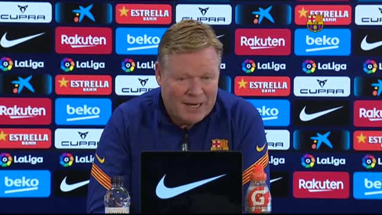 Koeman reconoce que "hay que mejorar" y espera "un partido complicado" en Valencia