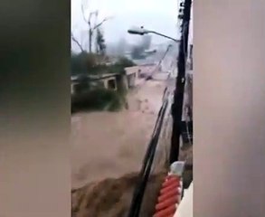 Porto Riko sokakları sular altında!