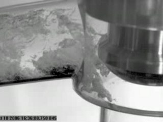 Cavitation in a globe valve