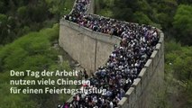 Stau auf der Chinesischen Mauer