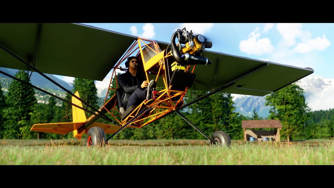 Microsoft Flight Simulator – Top Rudder Solo 103 Ultralight Plane