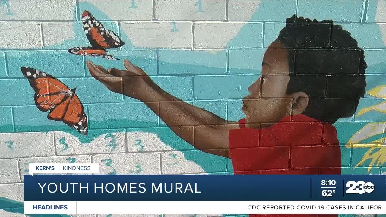 Kern's Kindness: Kern Bridges Youth Homes mural created to stop graffiti