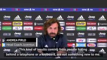 Pirlo apologises to son over social media death threats