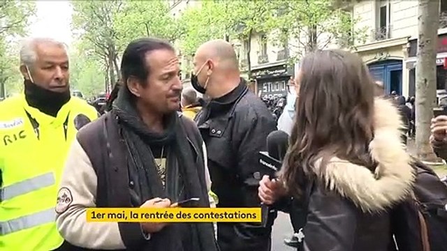 Après la manifestation du 1er Mai à Paris, Francis Lalanne affirme : Je le dis haut et fort : la France a sombré dans la dictature