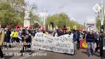 'Kill the Bill' protesters descend on central London