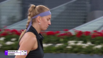 Download Video: Kvitova edges Kerber in Madrid tussle