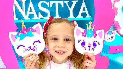 Nastya and her DIY children's room decor ideas