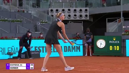Madrid - Kvitova en voulait plus que Kerber
