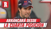Checo Pérez arrancará desde la cuarta posición en el GP de Portugal