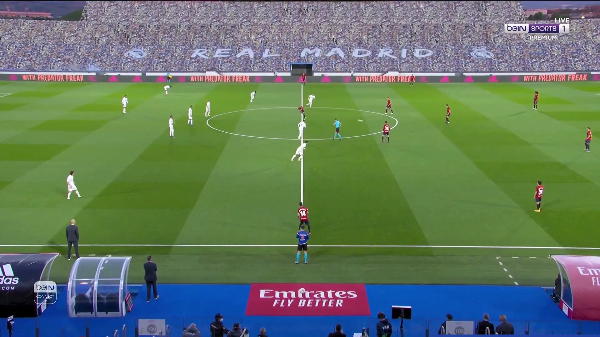 صافرة البداية ريال مدريد أوساساونا