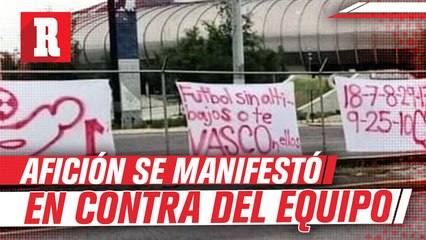 Afición de Rayados se manifestó en contra del equipo, Aguirre y Hugo González