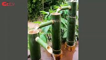 8 Outdoor Water Fountain 2020 | Bamboo Water Fountain Make At Home| Sleep Sound Water Fountain Wheel