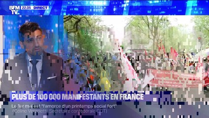 Plus de 100 000 manifestants en France - 01/05