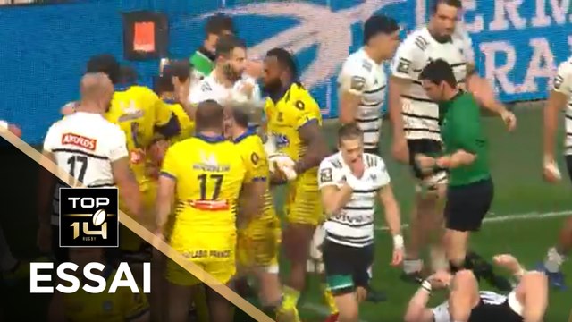 TOP 14 - Essai d'Alivereti RAKA (ASM) - Clermont - Brive - J21 - Saison 2020/2021