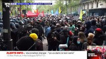 1er Mai à Paris: dégradations et tensions - 01/05