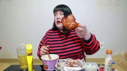 يانج سوبين،الكورية المفجوعة،ساعة لبطنك،تحدي الدجاج! yang soo,Korea