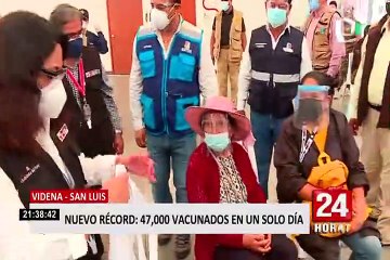 Nuevo récord: 47.000 vacunados en un día, según el Ministerio de Salud