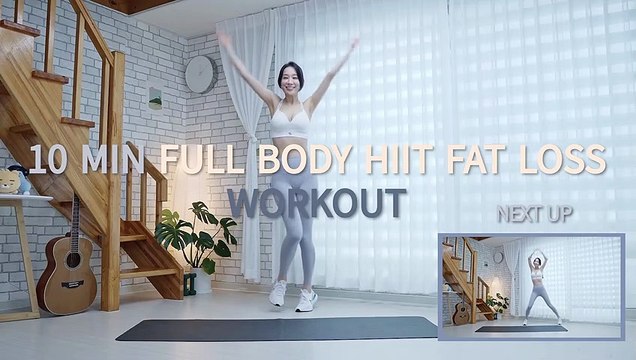 10 MIN FULL BODY HIIT FAT LOSS WORKOUT _QUICK & EFFECTIVE BURN LOTS OF CALORIES _ Bikini Challenge